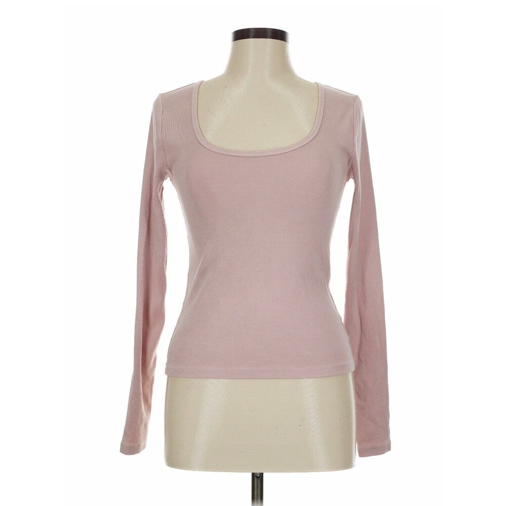 Aritzia TNA Homestretch longsleeve shirt Size M Pink